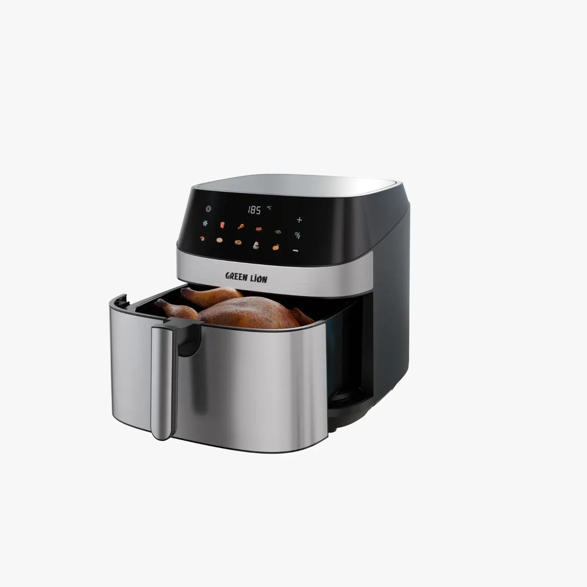 Green Lion Deluxe Air Fryer LEDTouch Screen 8 L - Black – image 4