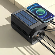 Green Lion Solar X 100000 m Ah Power Bank PD 20 W - Black
