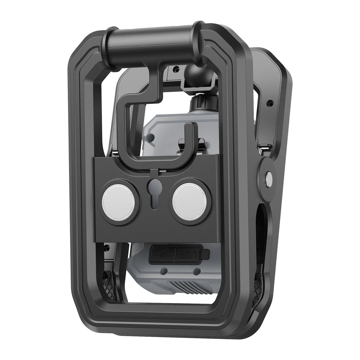 Green Lion Mini Clip LED Rechargeable Dual Color Light Black – image 6