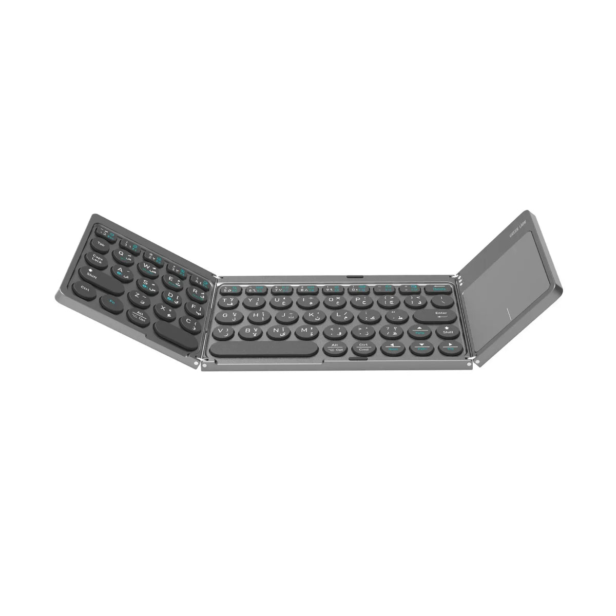 Green Lion Tri Fold Wireless Keyboard Scissor Switch Structure Gray – image 2