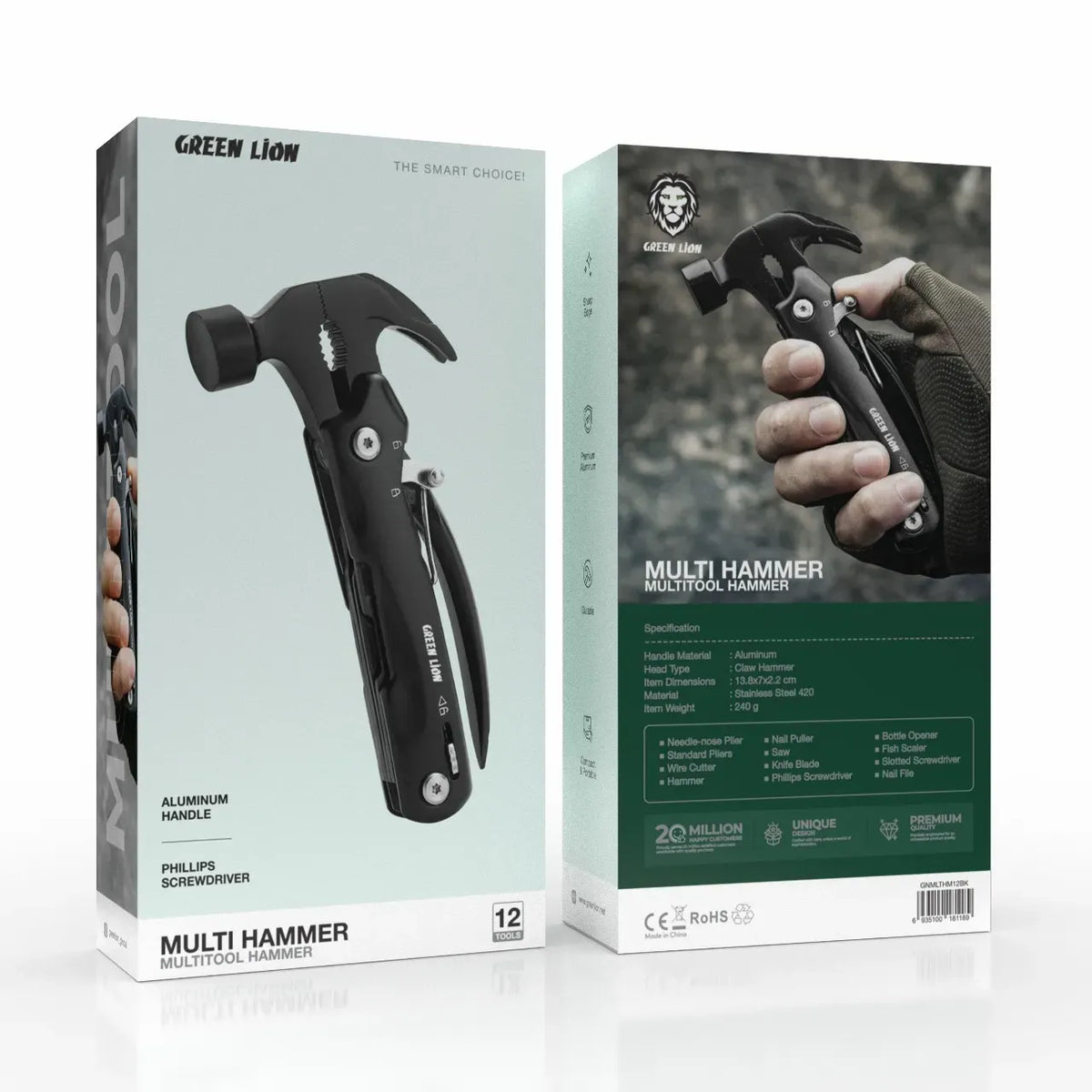 Green Lion Multi Hammer Black – image 9