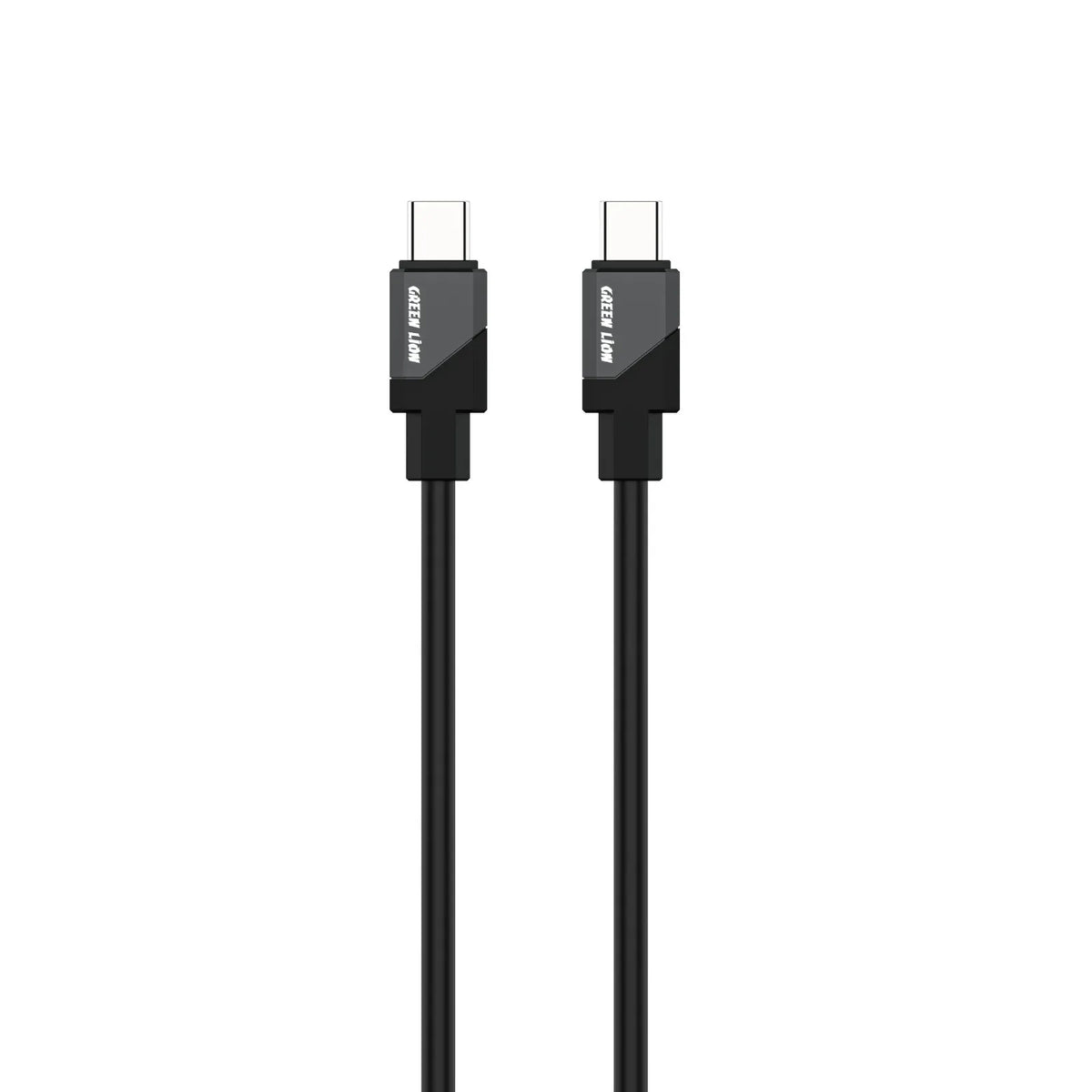 Green Lion USB C to USB C Silicone Cable Black – image 3