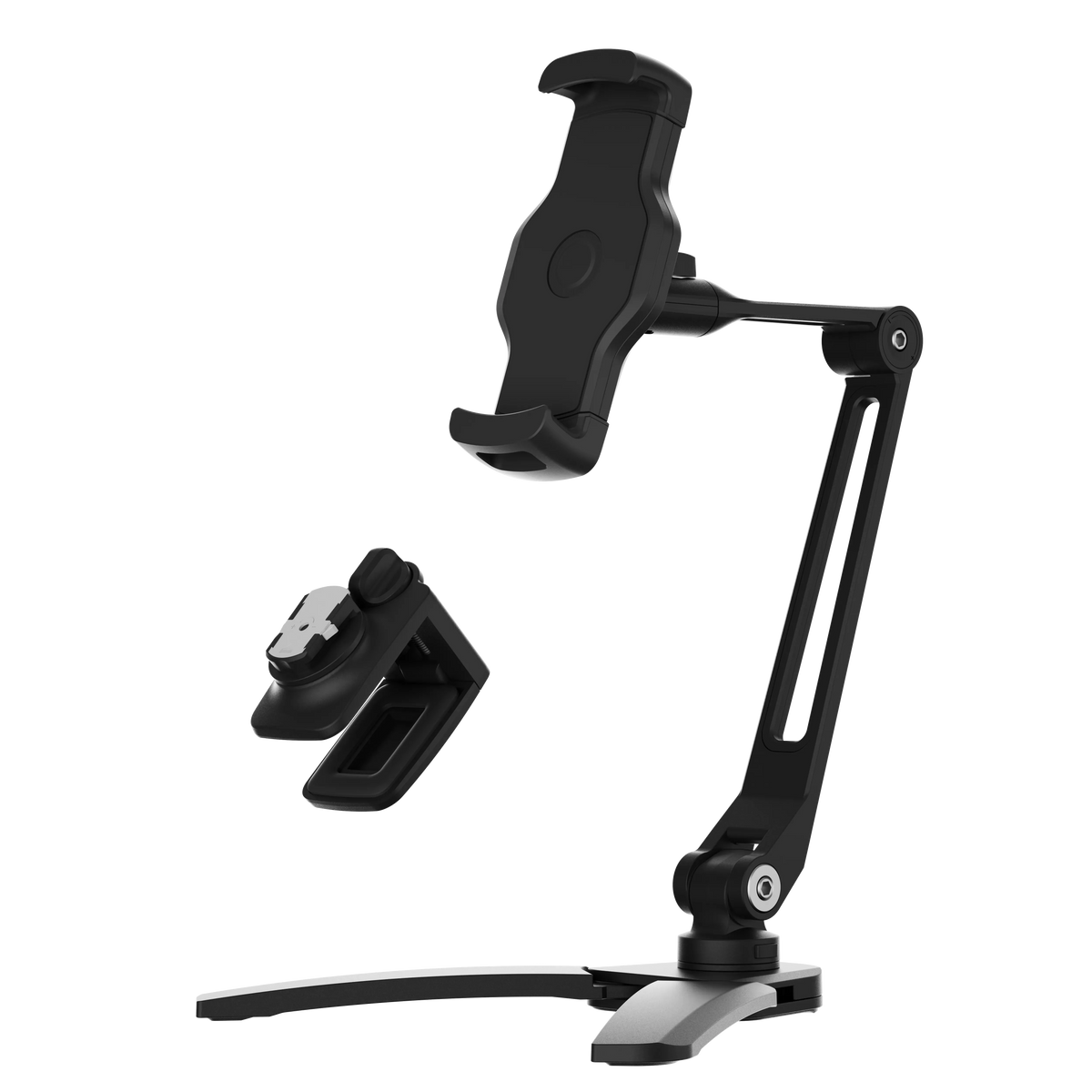 Powerology Solid Alloy Aluminum 360deg Rotatable Suction Phone Holder Black – image 11