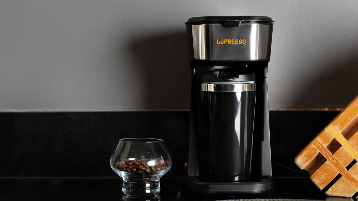 LePresso Coffee Maker with Travelling Mug 450w Black – image 4