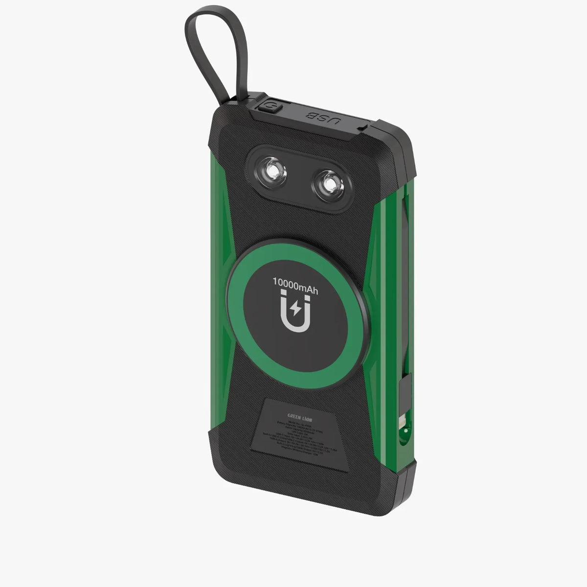 Green Lion Solar Trex 10000mAh Power Bank Black – image 3