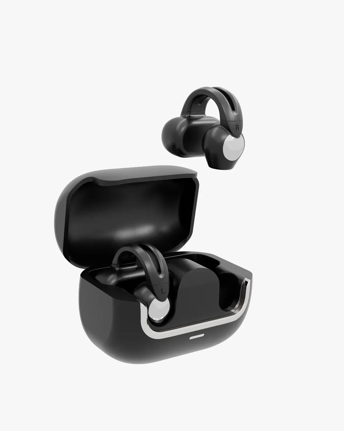 Green Lion GR-22 Clip-On Earbuds - Black – image 6