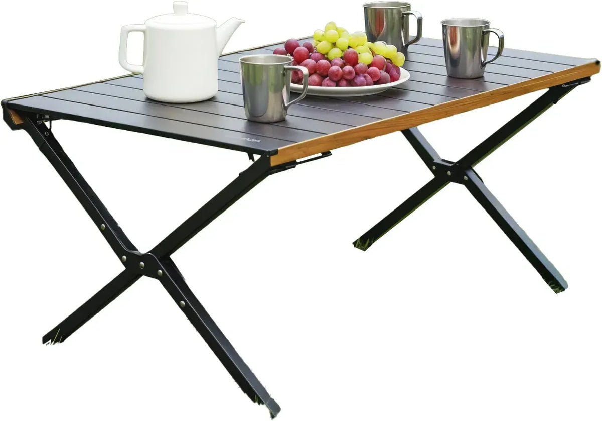 Green Lion Camp T3 Foldable Camping Table Black – image 5