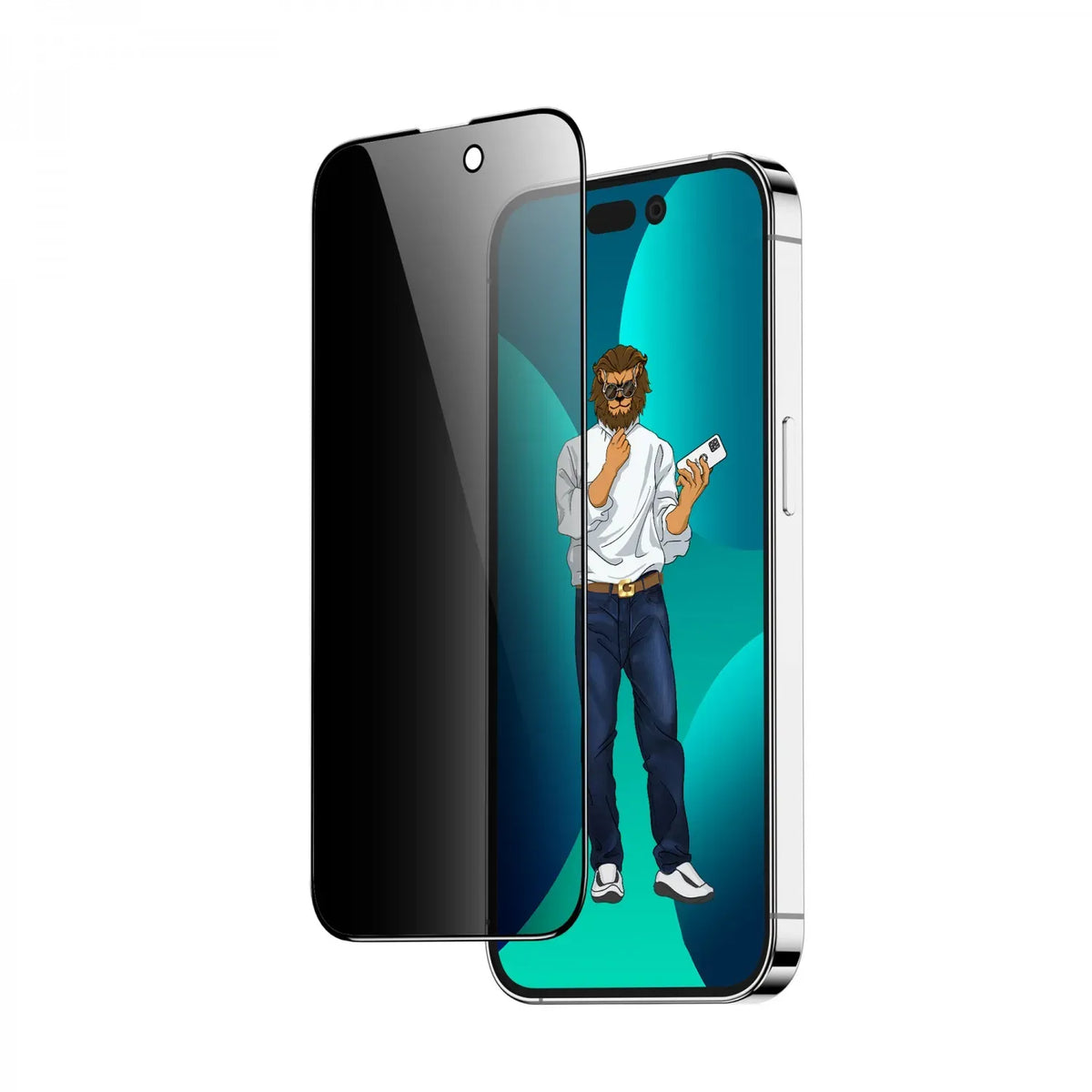 Green Lion 9h Steve Privacy Full Glass Screen Protector – image 2