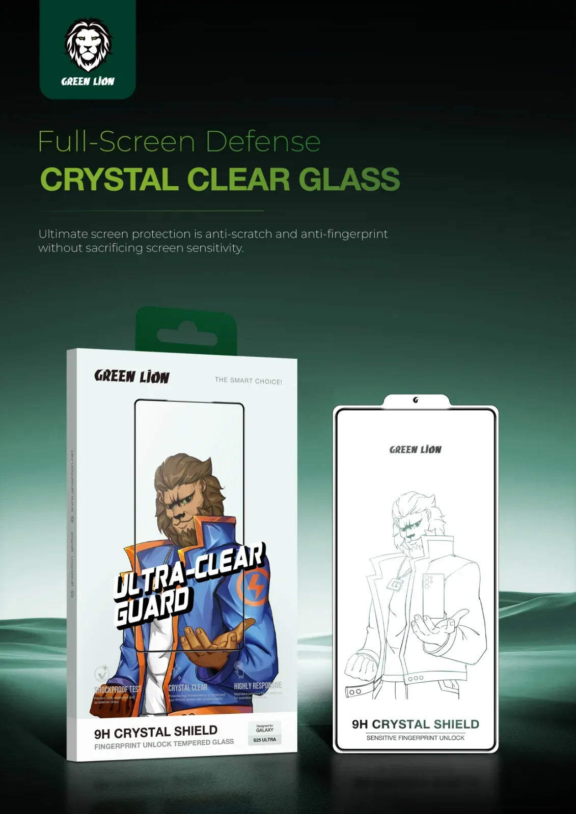 Green Lion 9 HShield Privacy Glass - Clear – image 8