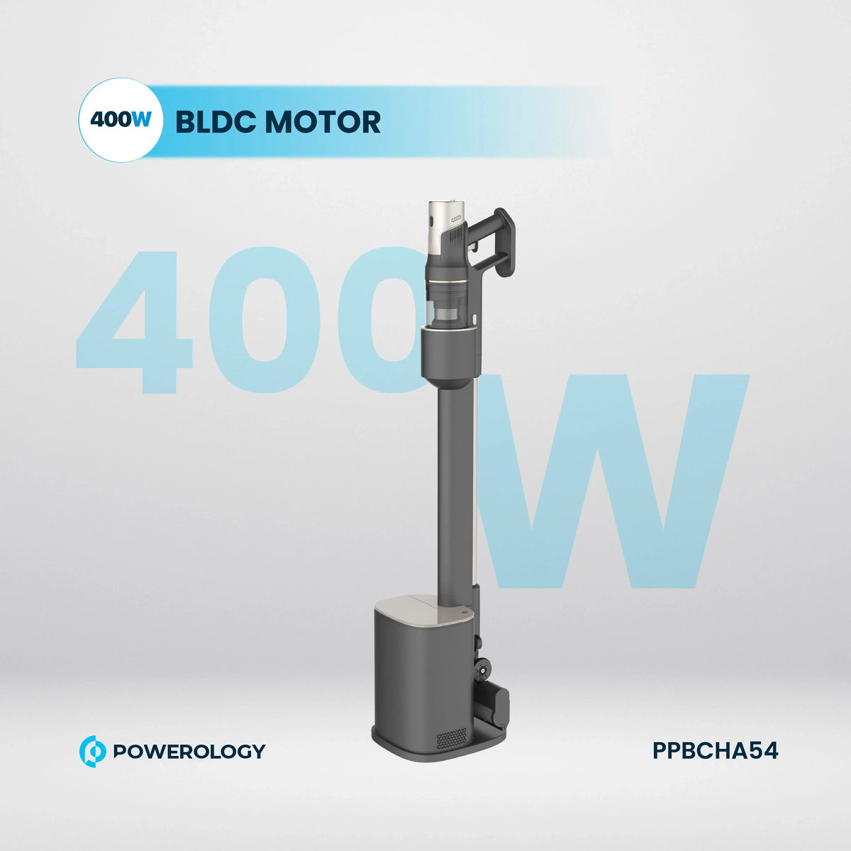 Powerology Cordless Vacuum Auto Disposal Charging Black – image 6