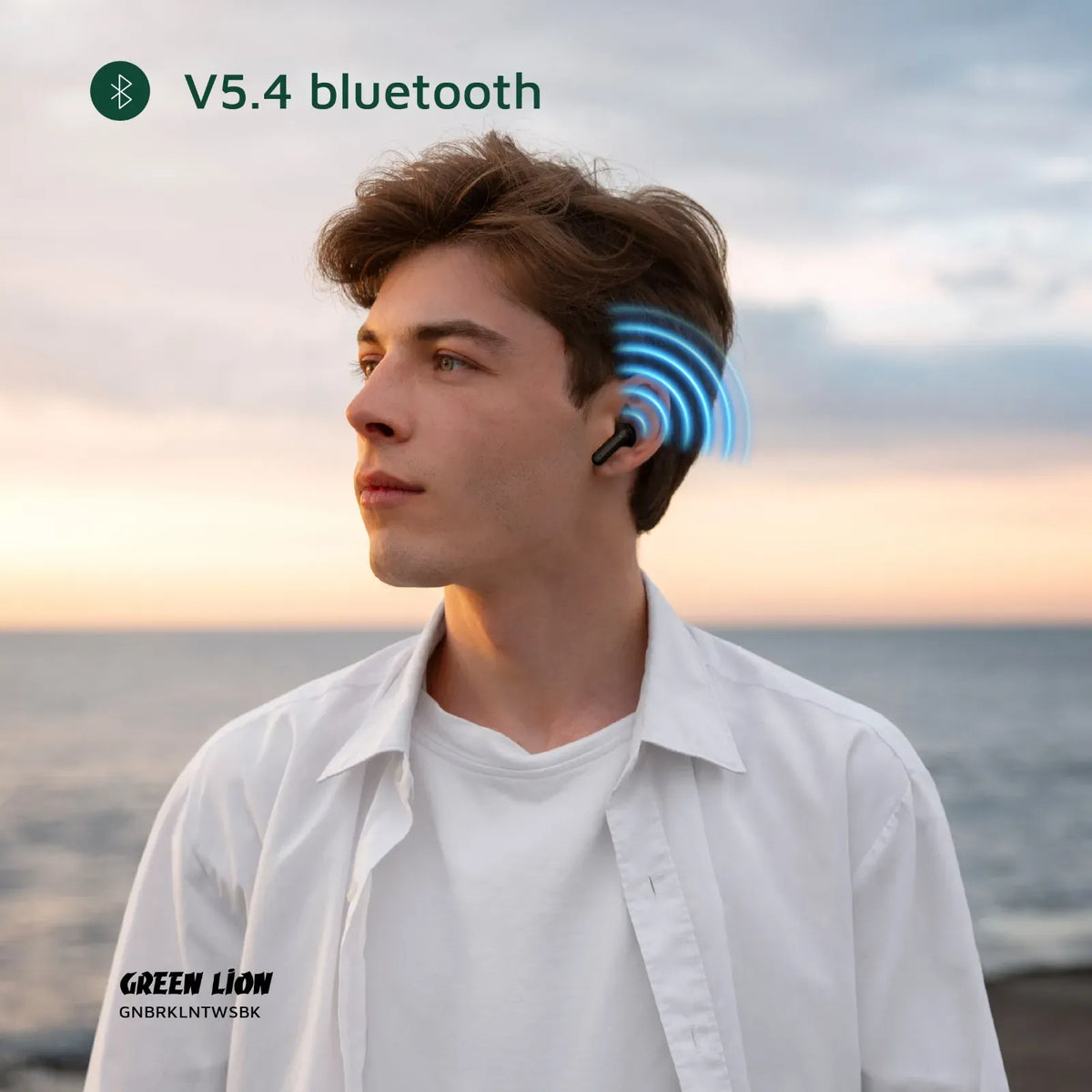 Green Lion Brooklyn True Wireless Earbuds - Black – image 11