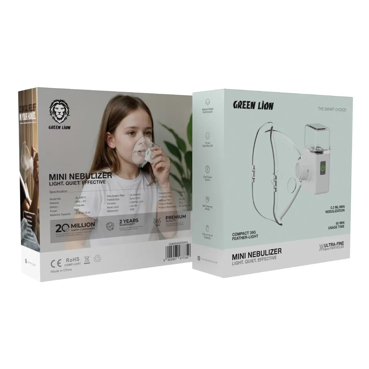 Green Lion Mini Nebulizer - White – image 9