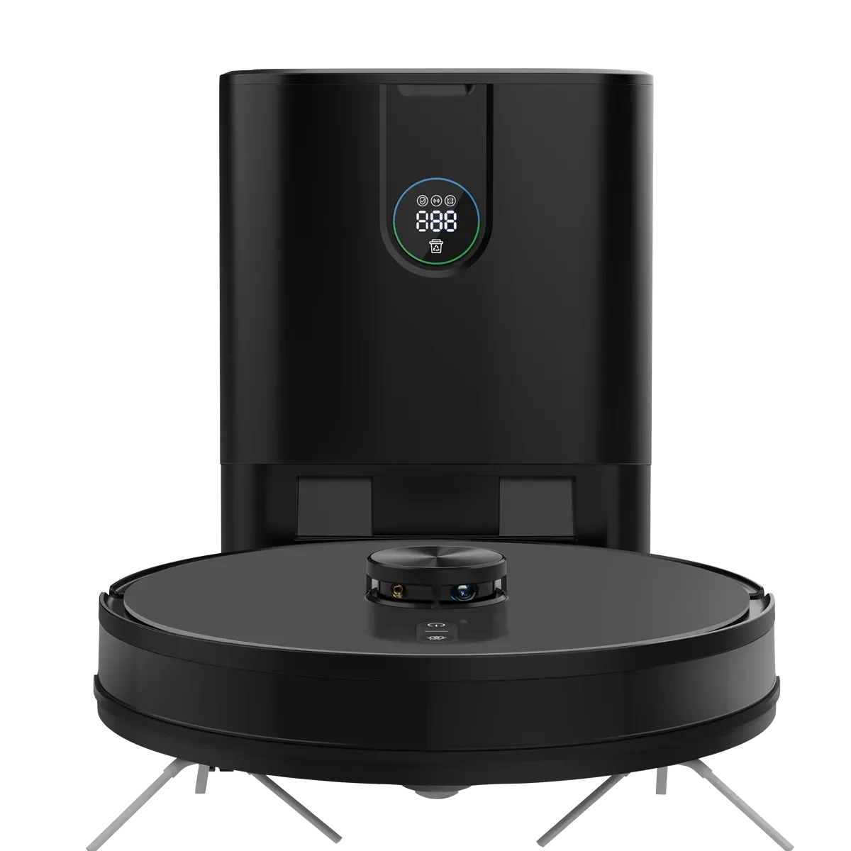 Powerology Smart Station Robot Vacuum Mop Black – image 5