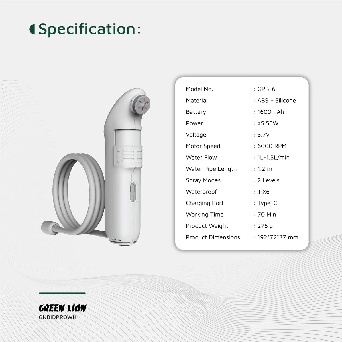 Green Lion Bidet Pro Portable Bidet White – image 10