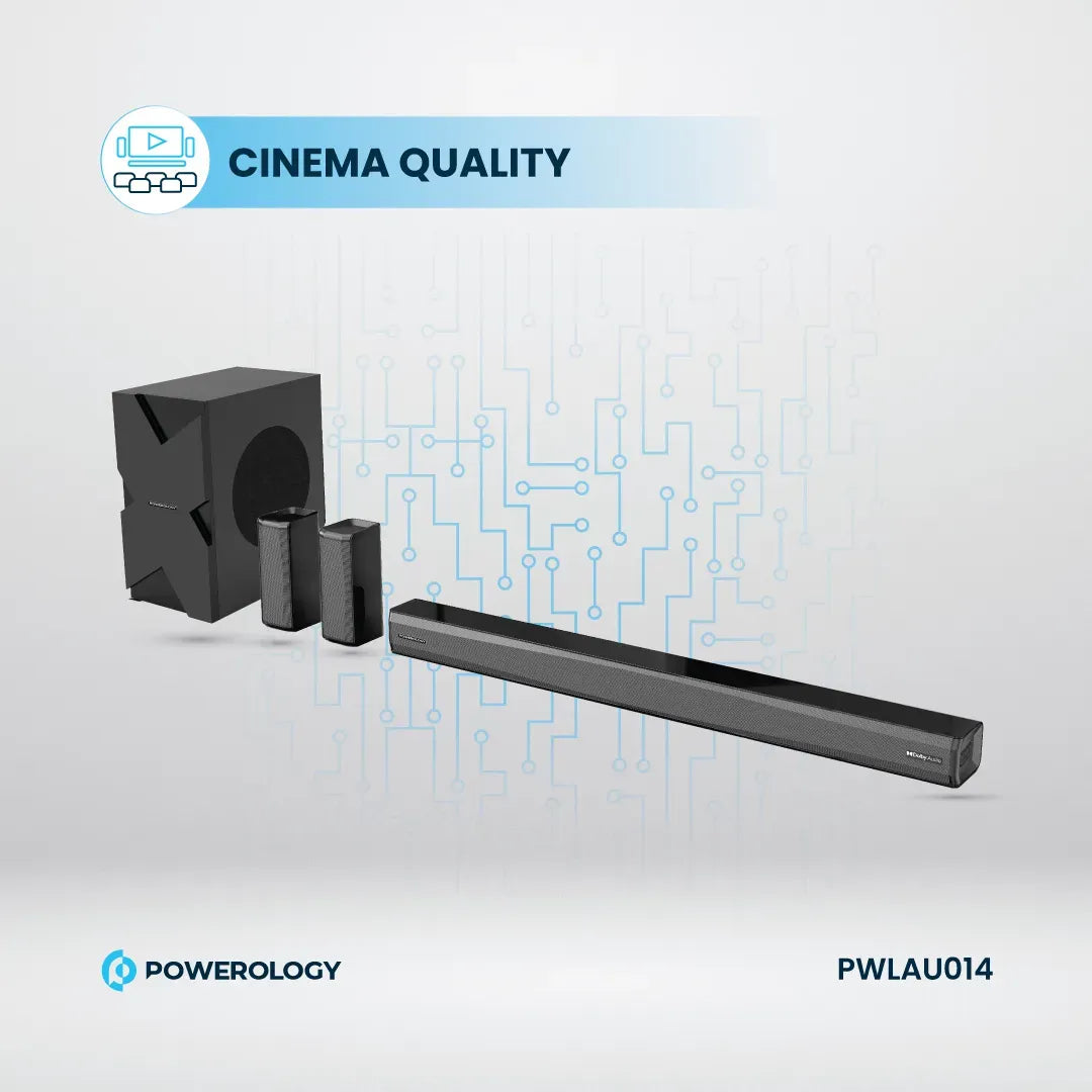 Powerology 5 1ch Home Theater System Black – image 7