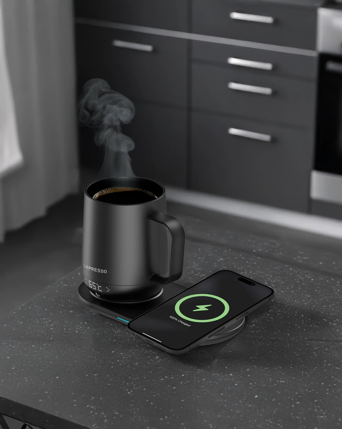 LePresso Smart Heating Mug Black – image 6