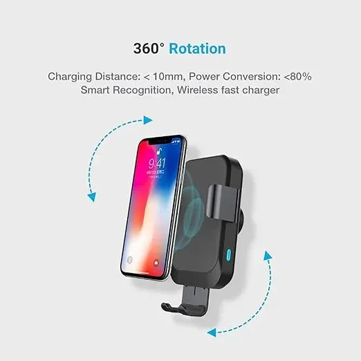 Powerology Fast Wireless Car Charger and Holder – image 8