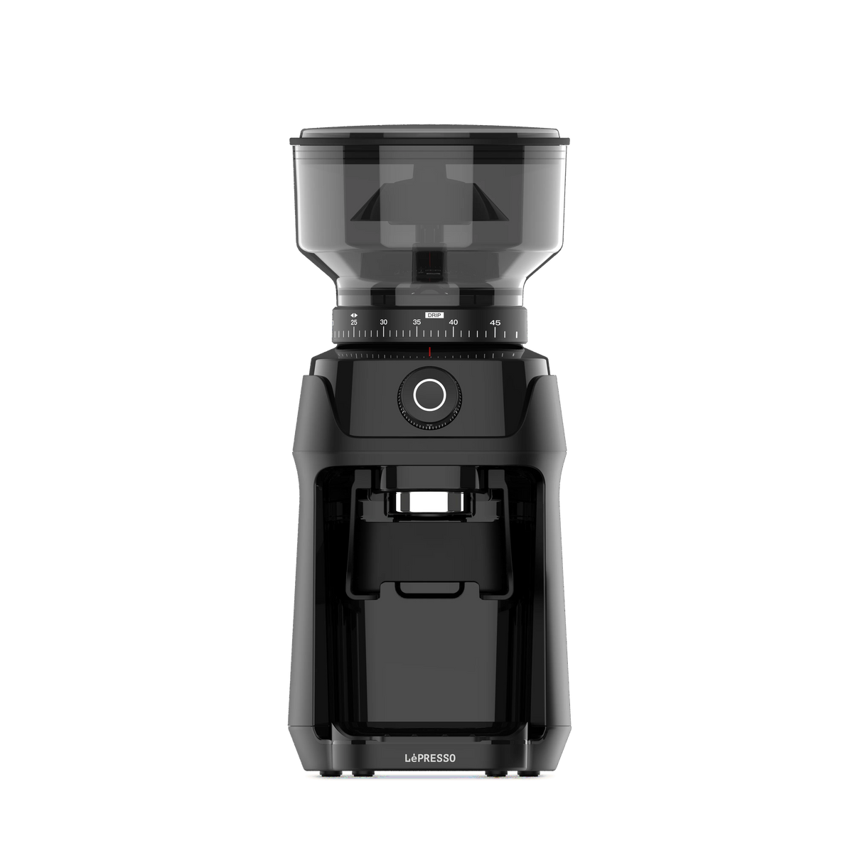 LePresso Macinare Stainless Steel Burr Grinder Black – image 3