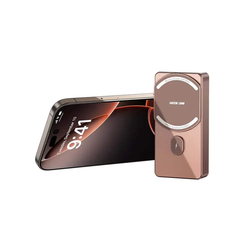 Green Lion 10000 m Ah Milton Power Bank - Desert Titanium – image 2