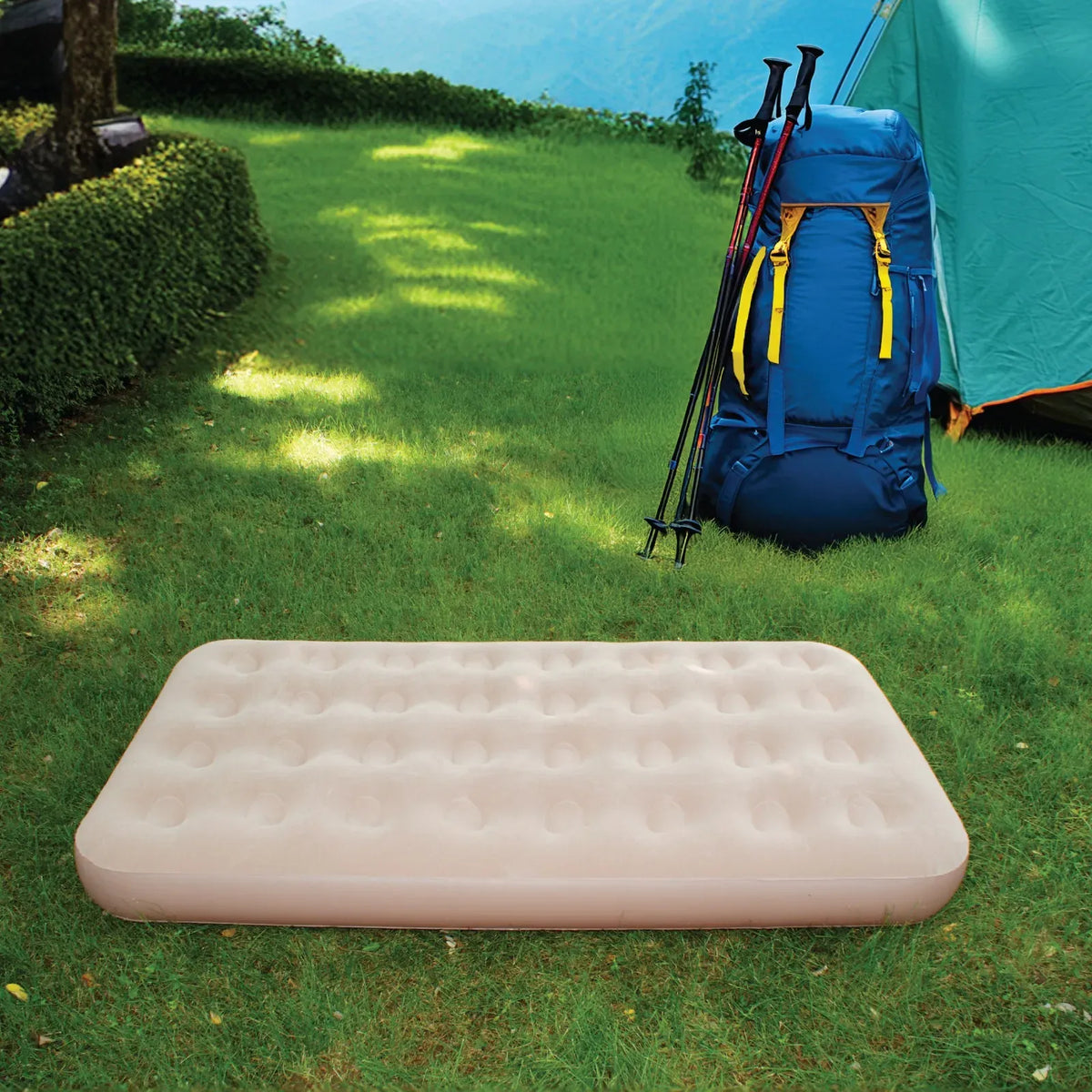 Green Lion Gmt 190 Automatic Inflatable Mattress Beige – image 5
