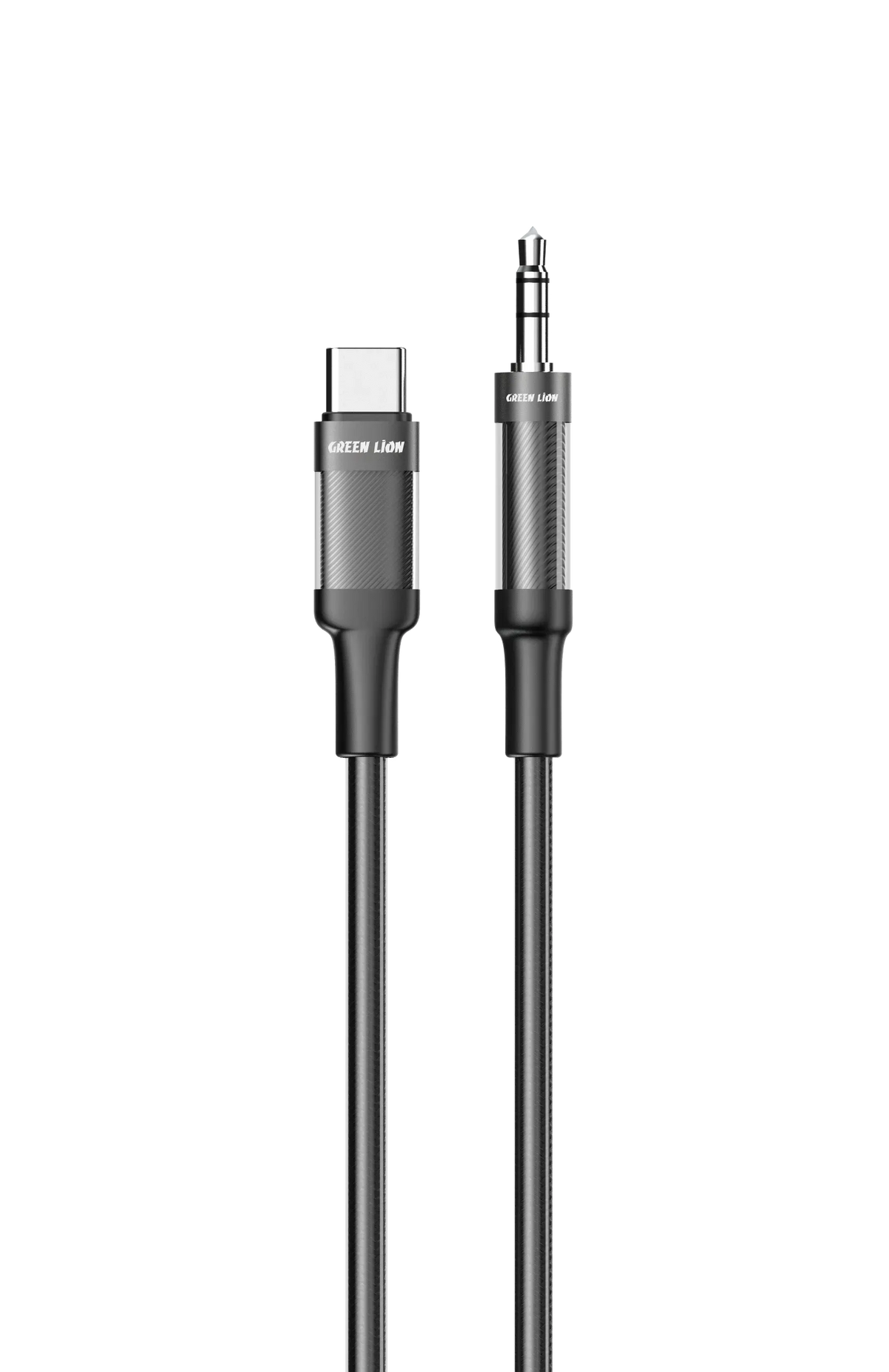 Green Lion USB C to Aux Braided Cable 1m Black – image 7