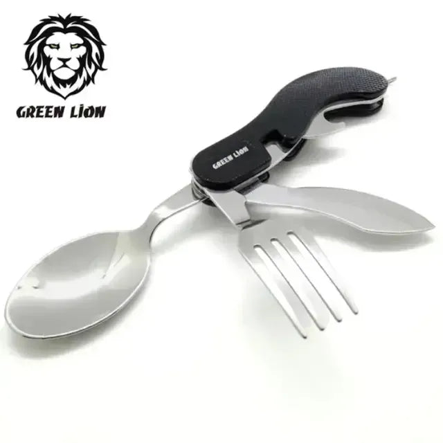 Green Lion 4 in 1 Cutlery Set Black – image 5