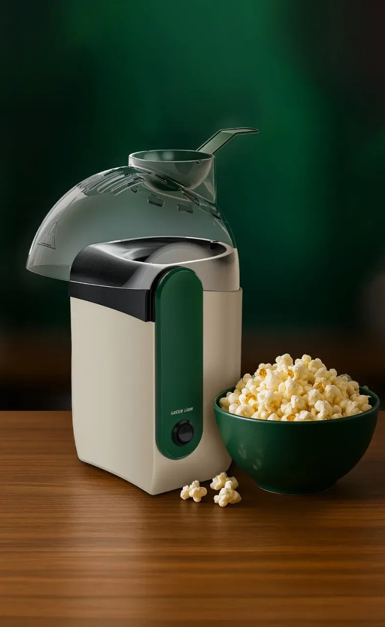 Green Lion Pop Mate Popcorn Maker 1200 W - White – image 4