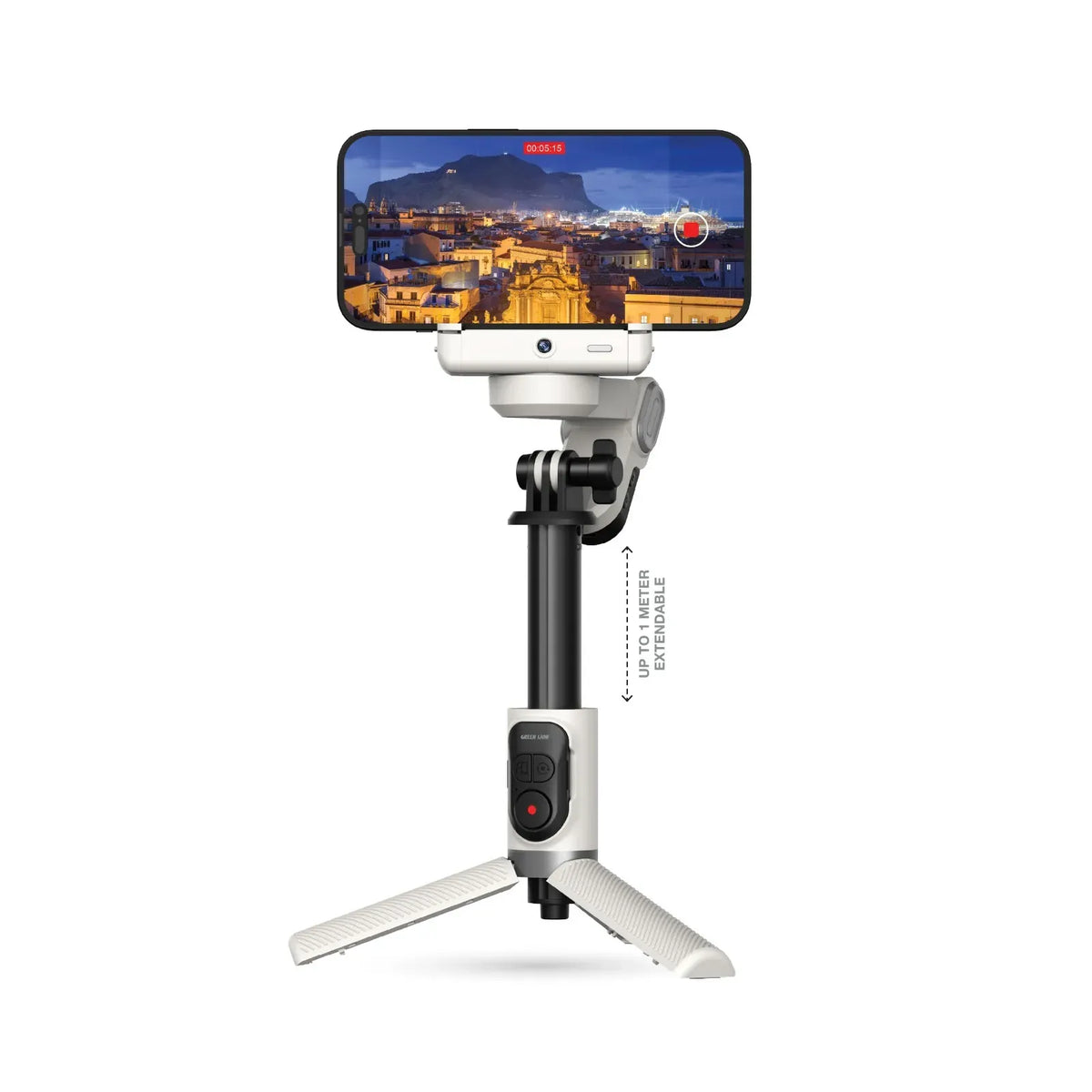 Green Lion Palermo Gimbal Tripod Stand with Remote Control White – image 3