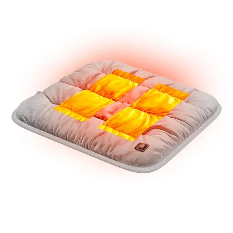 Green Lion Electric Heat Pad Heating Seat Cushion Gray – image 2