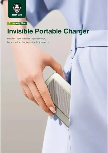 Green Lion 10000 m Ah Milton Power Bank - Titanium – image 6