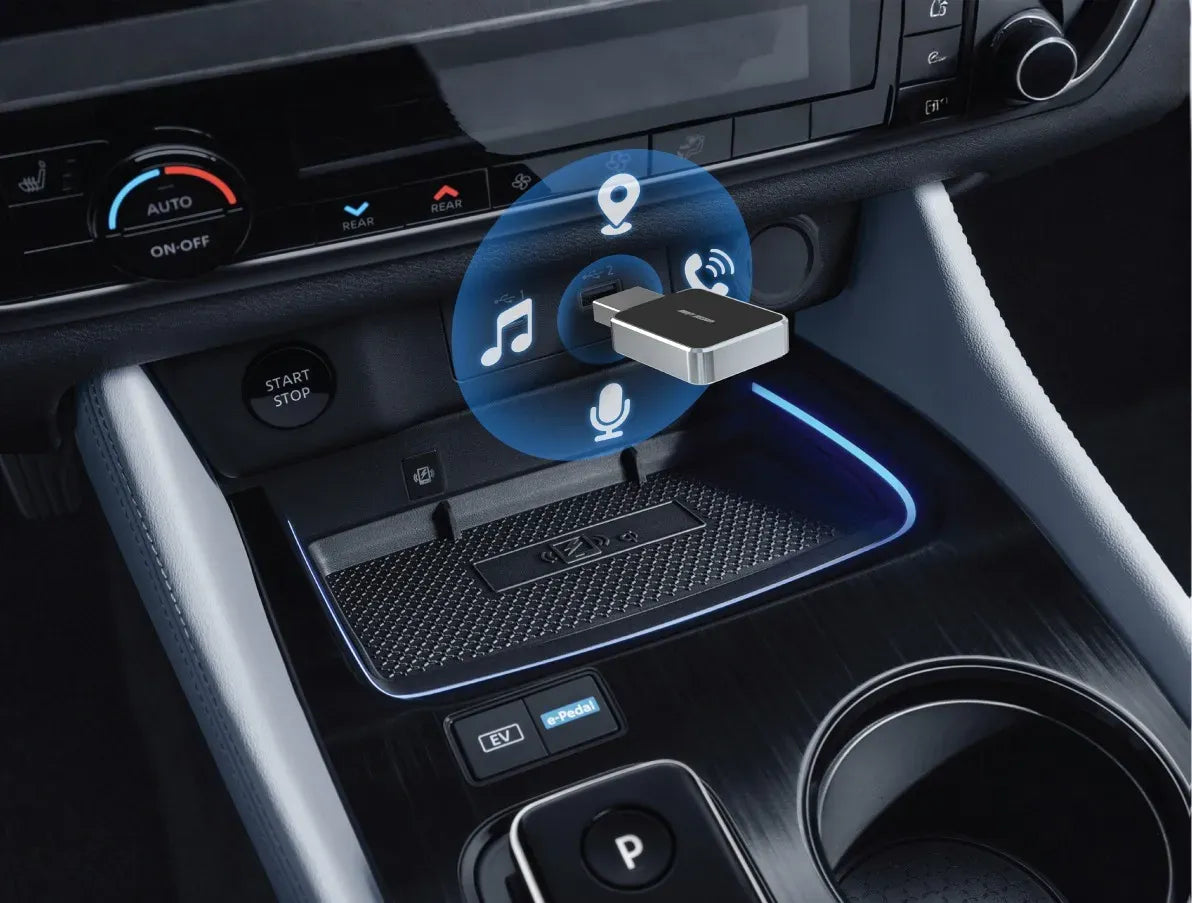 Green Lion Mini Wireless Adapter Carplay Android Auto Black – image 2