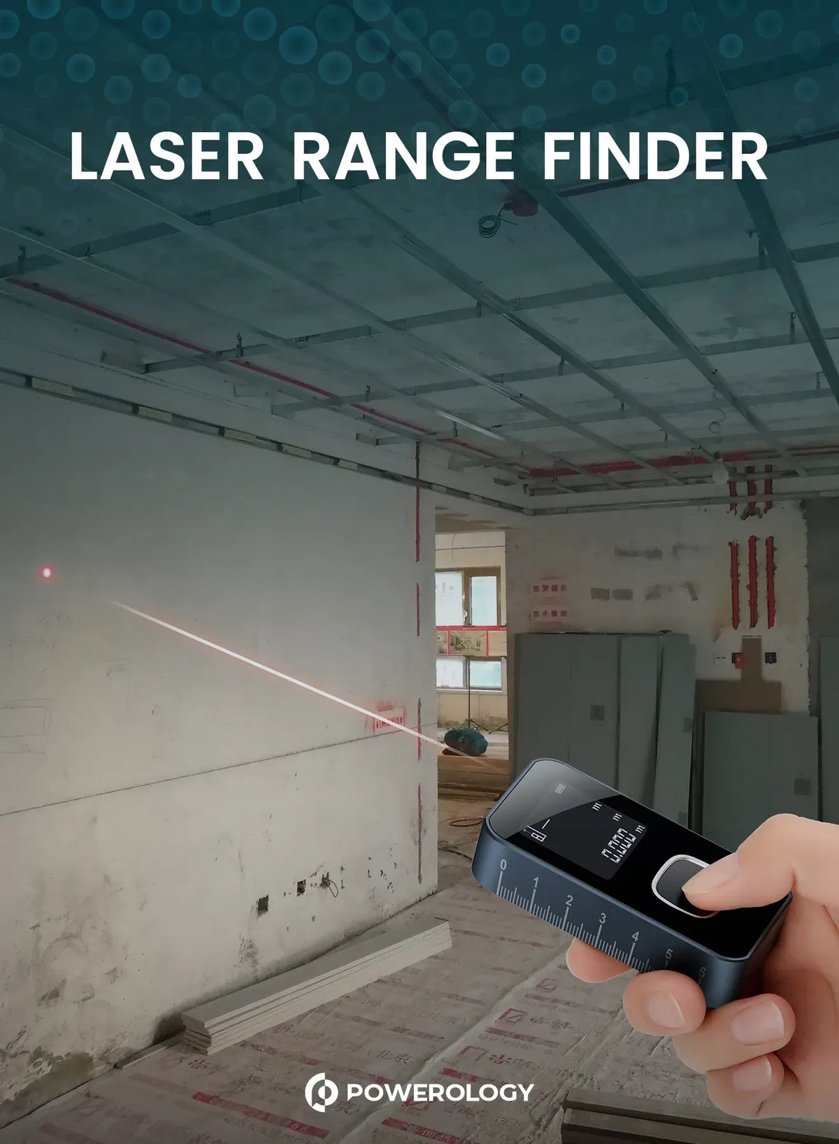 Powerology 60m Powerful Laser Rangefinder Blue – image 11
