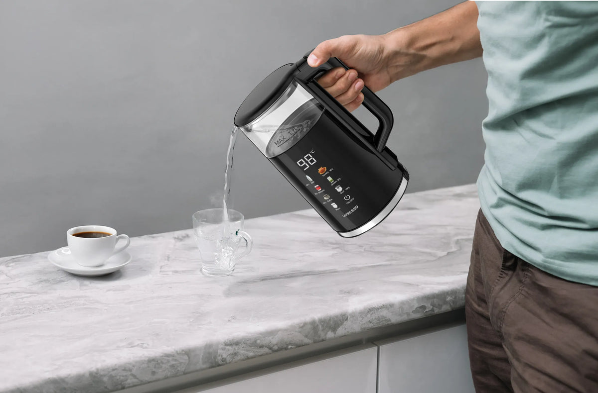LePresso Electric Window Kettle Multi Temprature Display Black – image 3