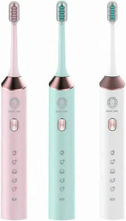 Green Electric Toothbrush - White