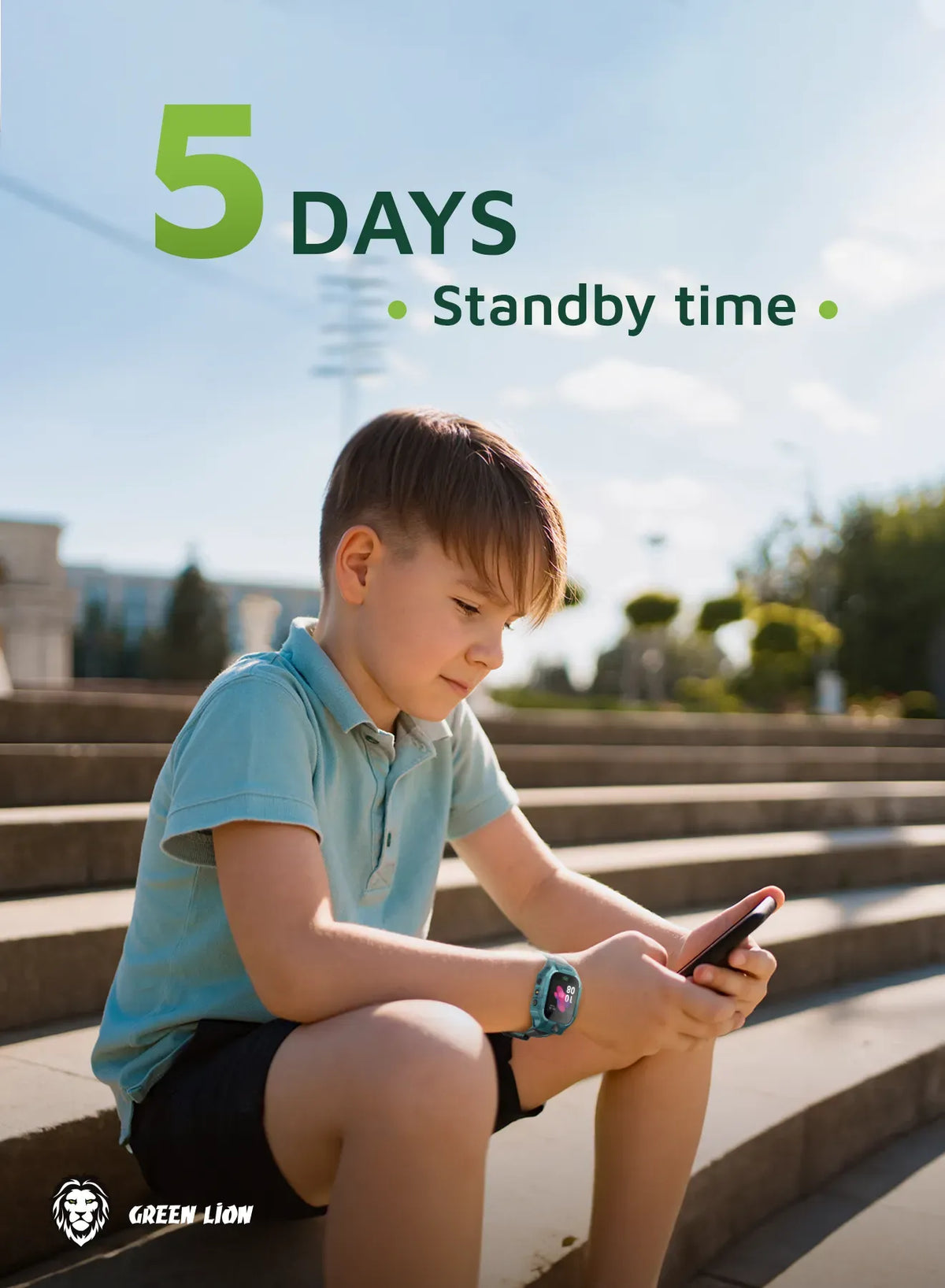 Green Lion 2 Gkids Smart Watch Series 5 - Blue – image 10