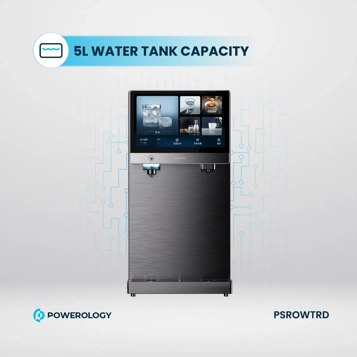 Powerology 4 Stage Reverse Osmosis Water Purifier Dispenser Black – image 28