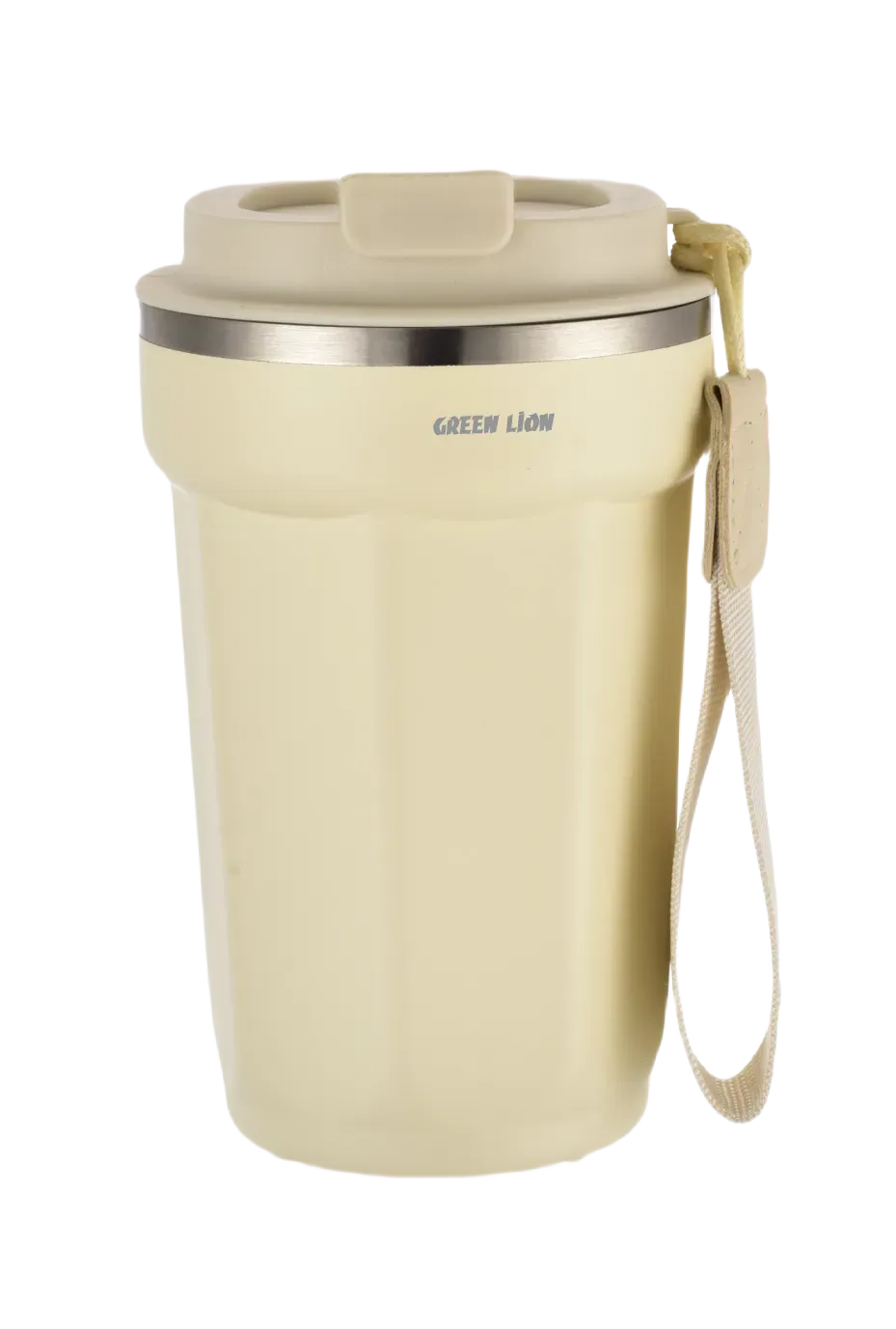 Green Lion Vacuum Mug 380 ml - Beige