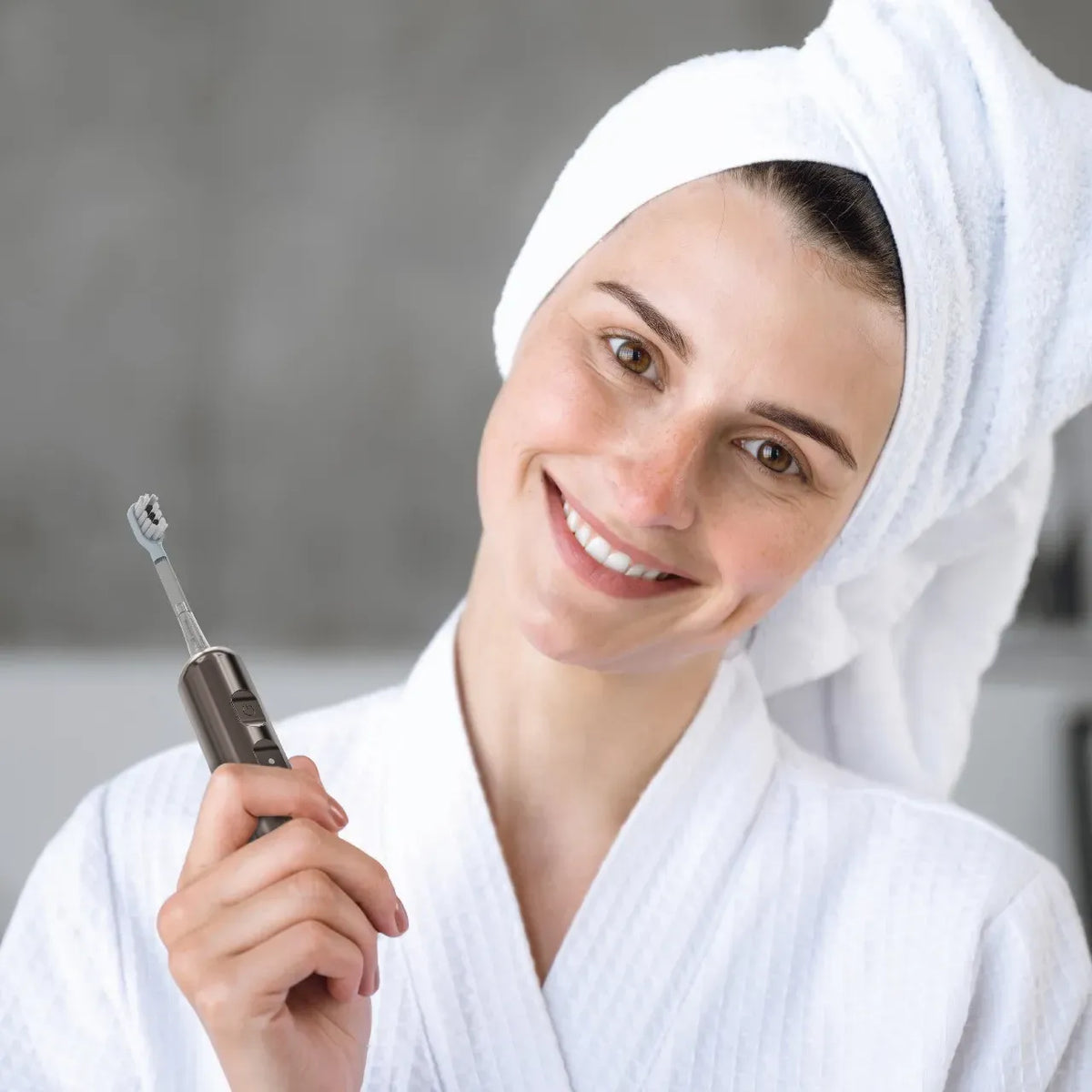 Green Lion Sonic Pro Rechargeable Toothbrush Brown – image 6