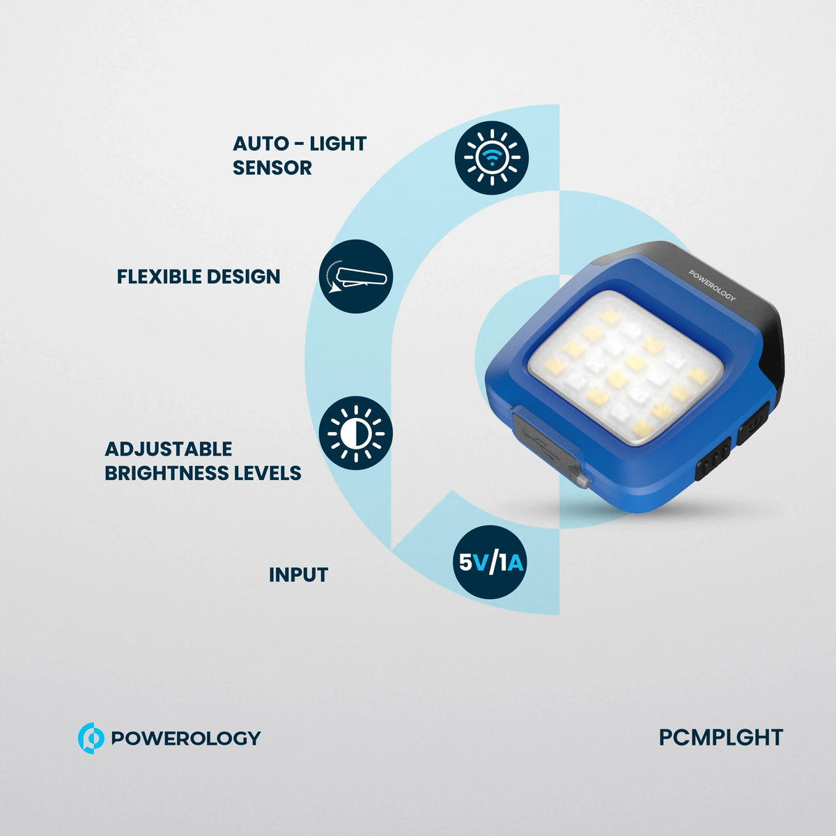Powerology Clip on LED Light Black – image 7