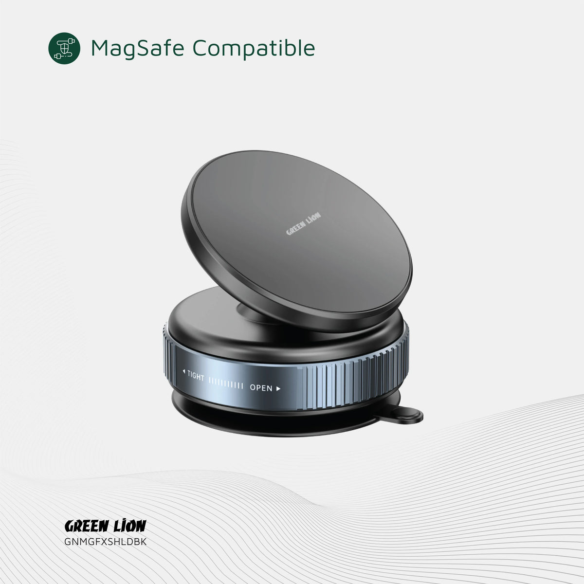 Green Lion Magno Flex Vacuum Suction Holder Black – image 14