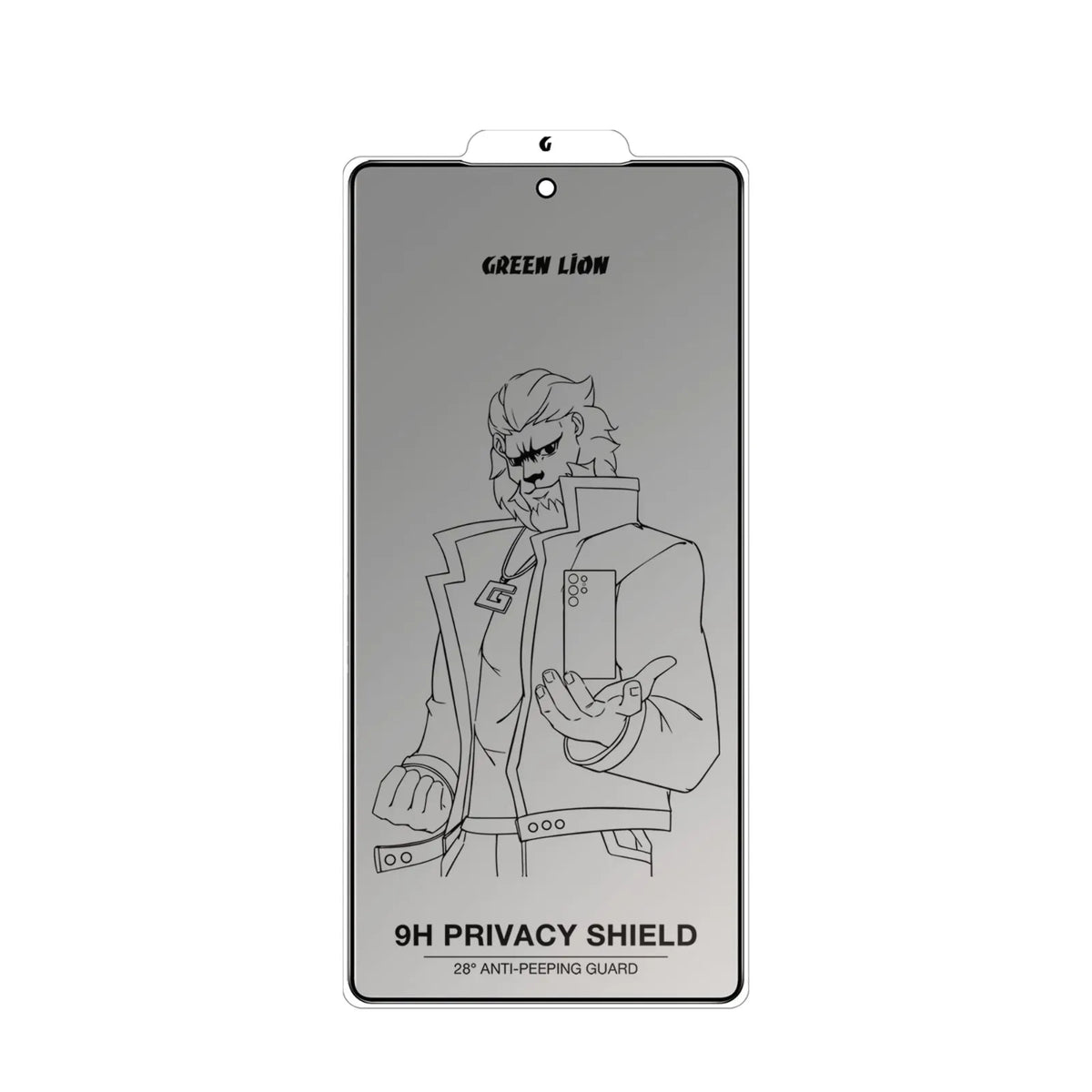 Green Lion 9h Privacy Shield Fingerprint Unlock Privacy Glass S25 Ultra – image 4
