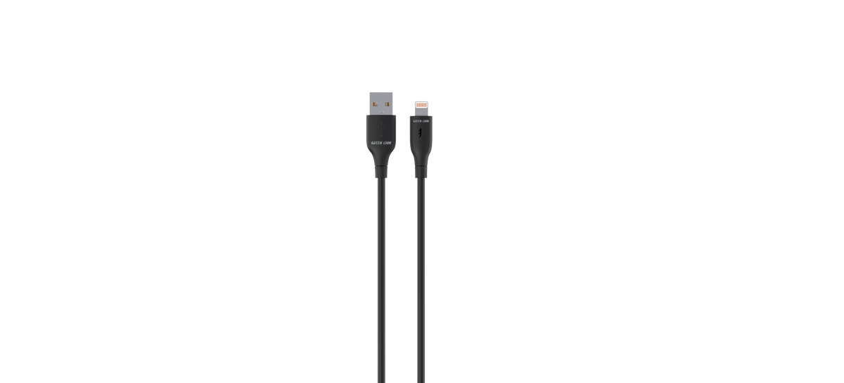 Green Lion USB A to Lightning Pvc Cable Black – image 2