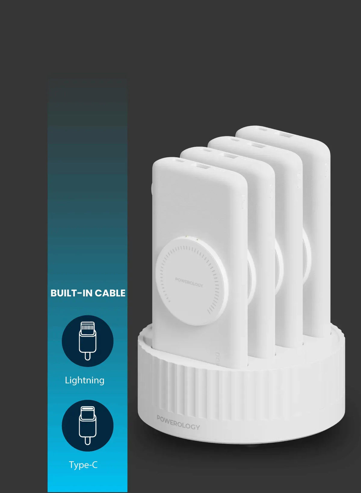 Powerology *410000 m Ah Power Bank Terminal - White – image 4