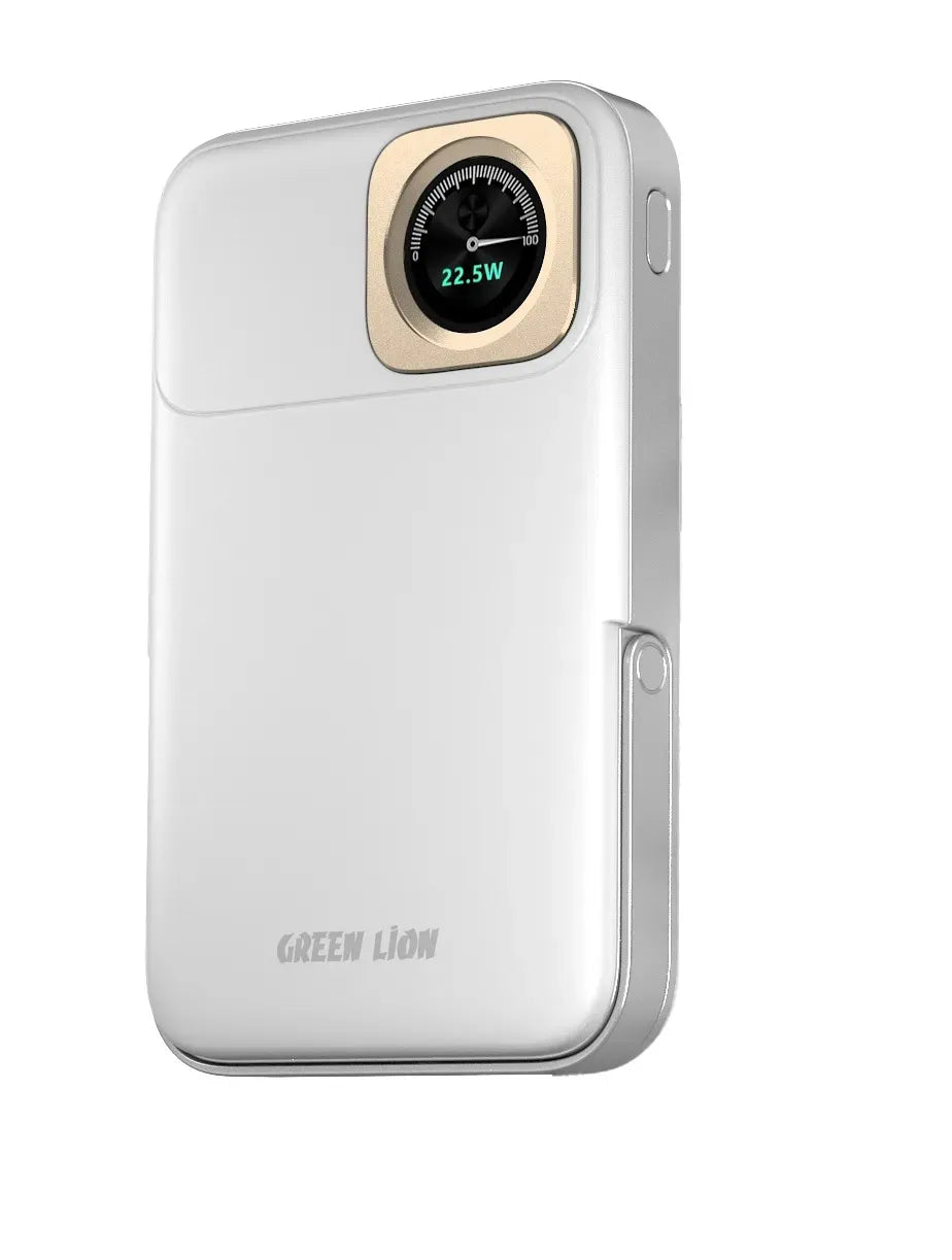 Green Lion Volt Gauge 10000 m Ah Power Bank PD 22.5 W - White – image 4
