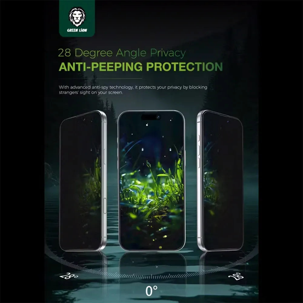 Green Lion 3 DSilicone Plus Screen Protector - Black Edge/Privacy – image 4