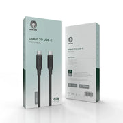 Green Lion Type-C To Type-C PVCCable(1 m) - Black