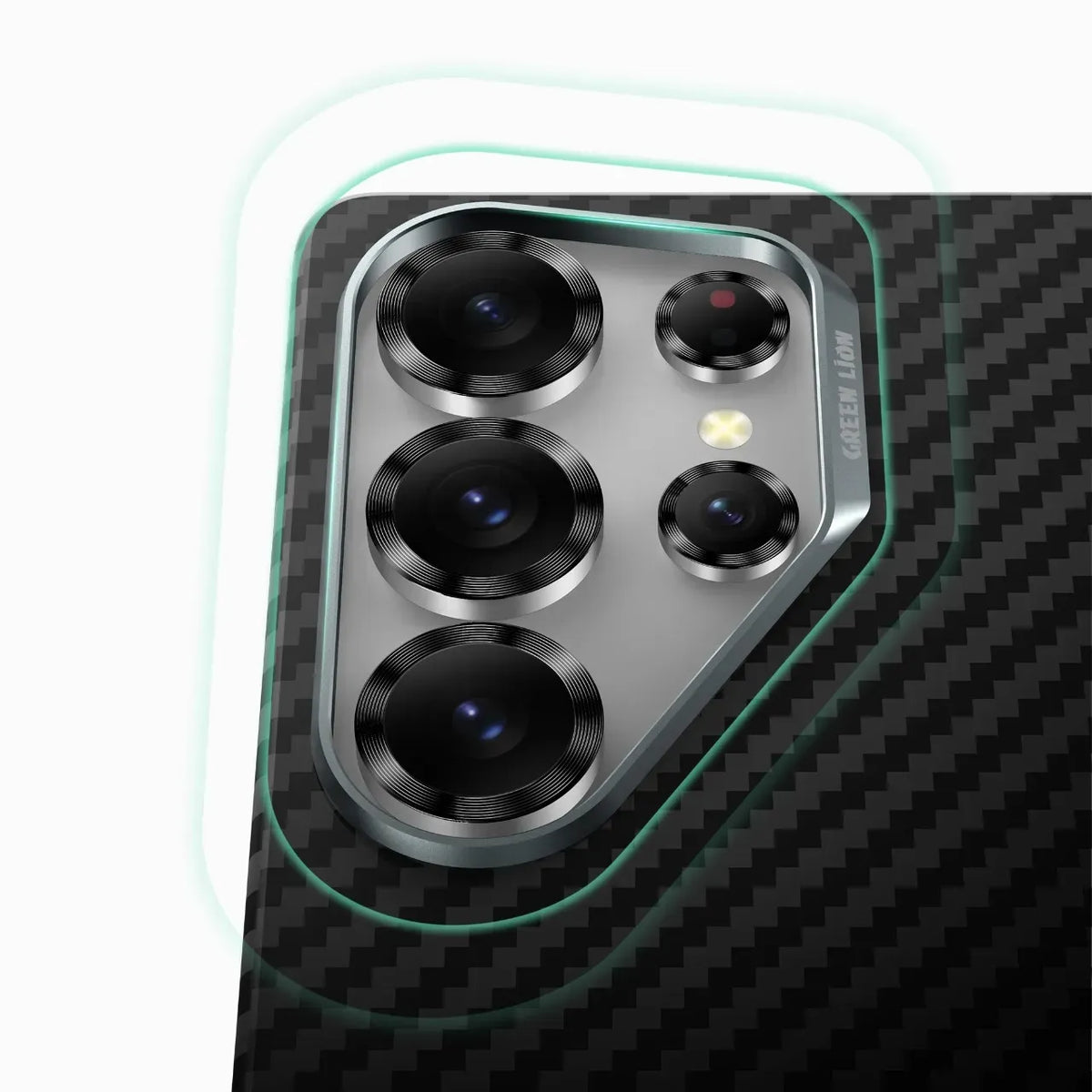 Green Lion MagSafe Kevlar Armor Case for Galaxy S25 Ultra Black – image 9
