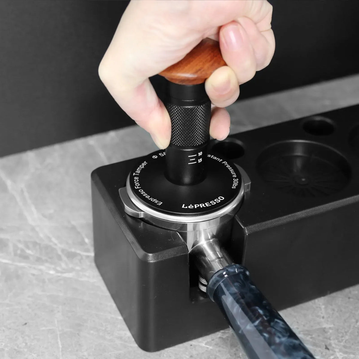 LePresso 58 5mm Impact Tamper Black – image 5