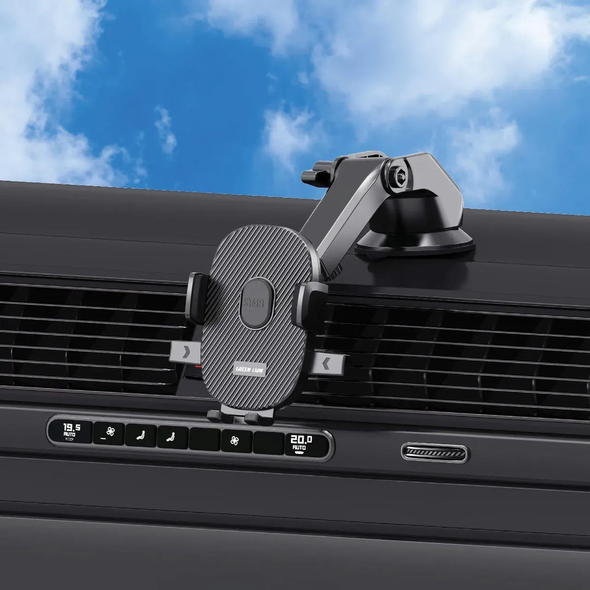 Green Lion Universal Car Phone Holder Black – image 4