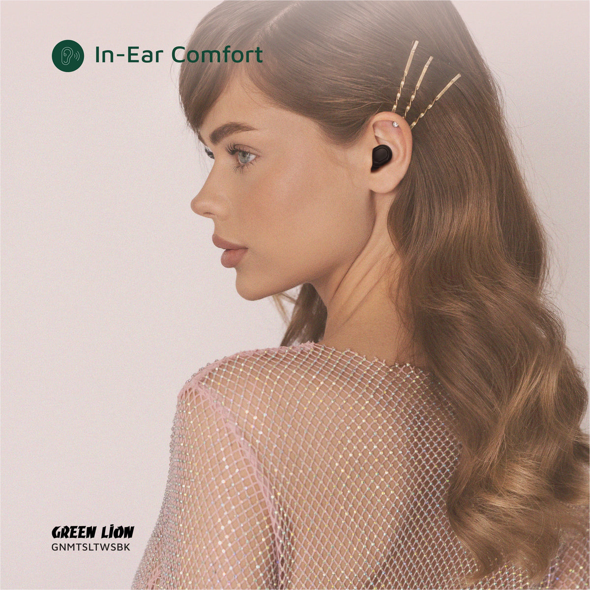 Green Lion Mittersill True Wireless Earbuds - Black – image 1